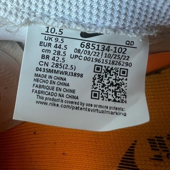 Nike Zoom Rival SD 2 “White Hyper Pink Orange” Men’s Size 12 Throwing Shoes - Picture 13 of 13